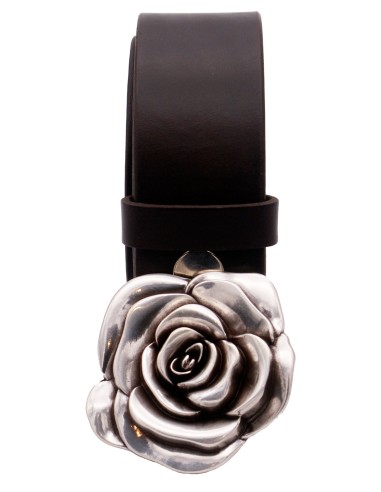 Ceinture en cuir Marron Foncé classique 4 cm...