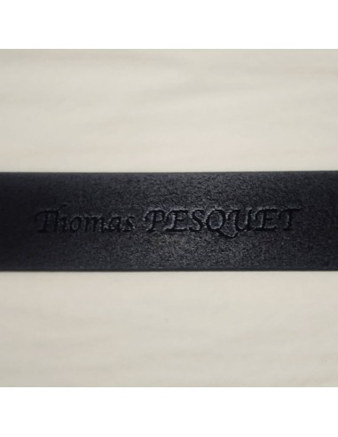 Ceinture noire classique 4 cm boucle 1