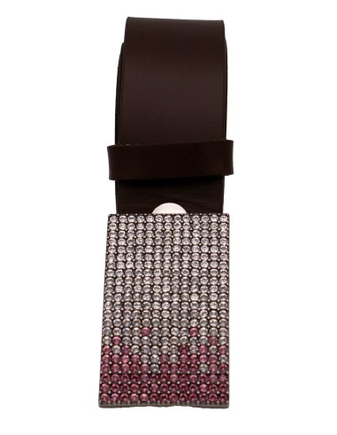 Ceinture en cuir marron foncé – 4 cm – boucle...