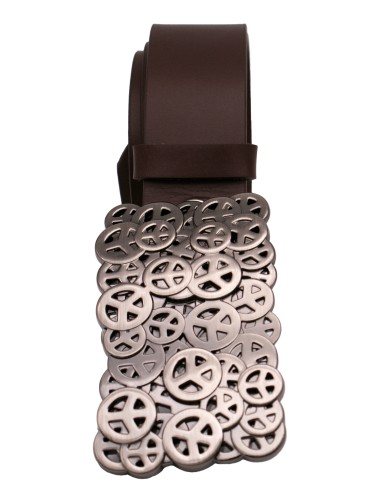Ceinture en cuir marron foncé – 4 cm – Grosse...