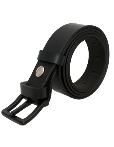 Ceinture en cuir spéciale aéroport 3,5 cm – boucle POM sans métal