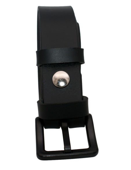 Ceinture en cuir spéciale aéroport 3,5 cm – boucle POM sans métal