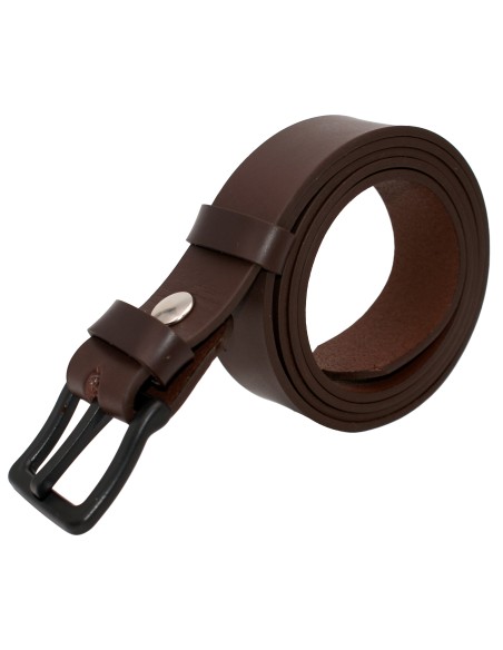 Ceinture en cuir spéciale aéroport 3,5 cm – boucle POM sans métal