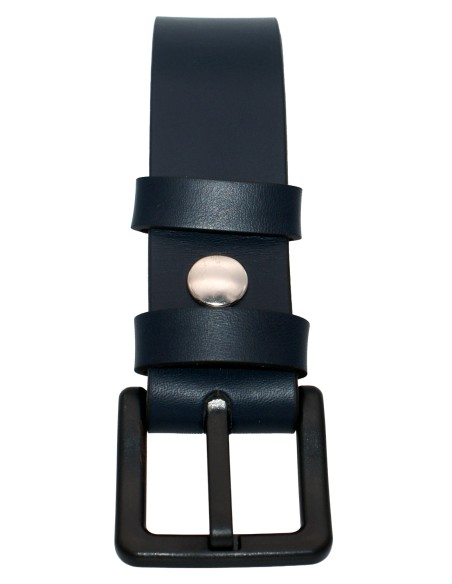 Ceinture en cuir spéciale aéroport 3,5 cm – boucle POM sans métal