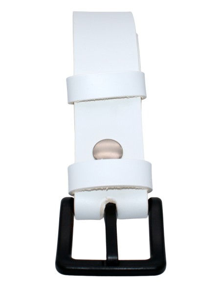 Ceinture en cuir spéciale aéroport 3,5 cm – boucle POM sans métal