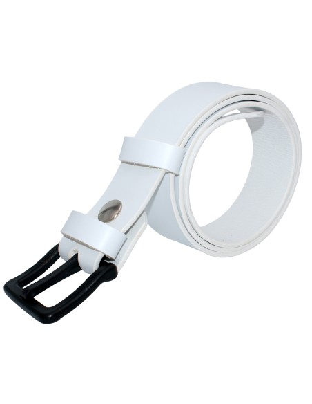 Ceinture en cuir spéciale aéroport 3,5 cm – boucle POM sans métal