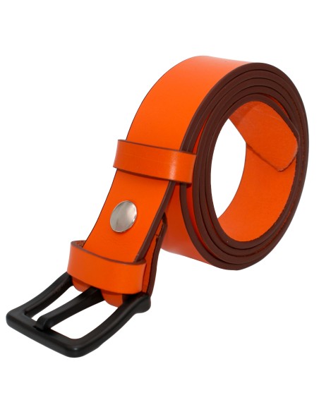 Ceinture en cuir spéciale aéroport 3,5 cm – boucle POM sans métal