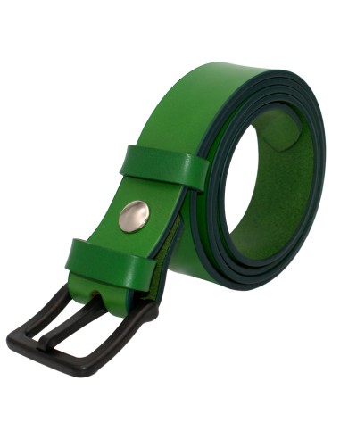 Ceinture en cuir spéciale aéroport 3,5 cm – boucle POM sans métal