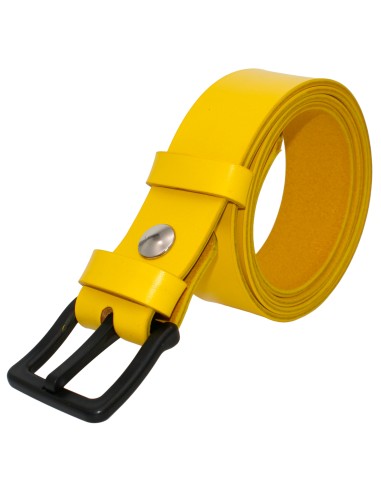 Ceinture en cuir spéciale aéroport 3,5 cm – boucle POM sans métal