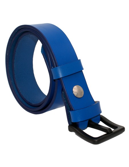 Ceinture en cuir spéciale aéroport 3,5 cm – boucle POM sans métal