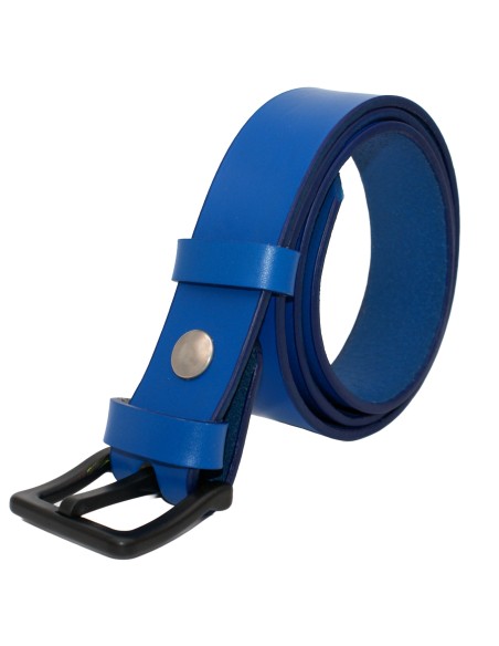 Ceinture en cuir spéciale aéroport 3,5 cm – boucle POM sans métal