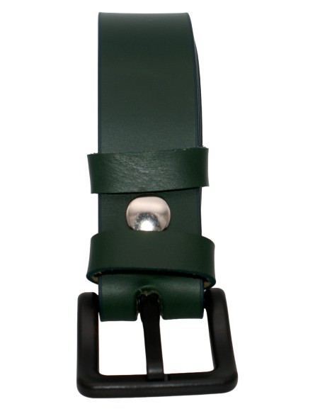 Ceinture en cuir spéciale aéroport 3,5 cm – boucle POM sans métal