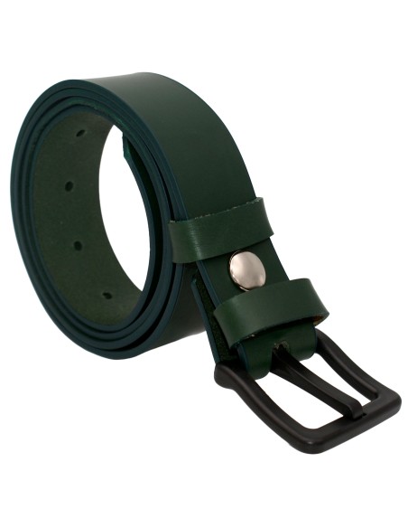 Ceinture en cuir spéciale aéroport 3,5 cm – boucle POM sans métal