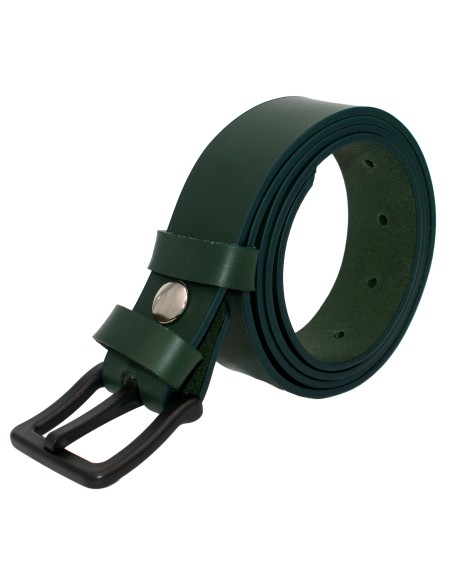 Ceinture en cuir spéciale aéroport 3,5 cm – boucle POM sans métal