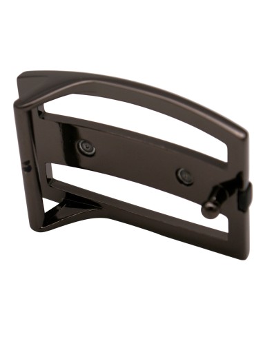 Boucle de ceinture 3,5 cm plaque noir ouverte...