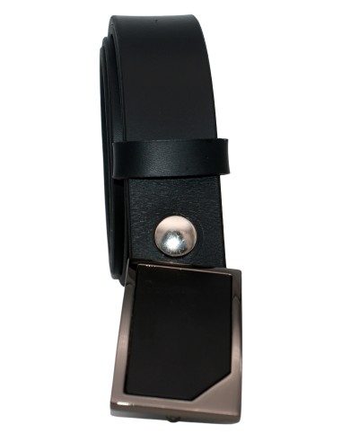 ceinture-en-cuir-noire-3-5cm-boucle-plaque-graphite-vue-avant