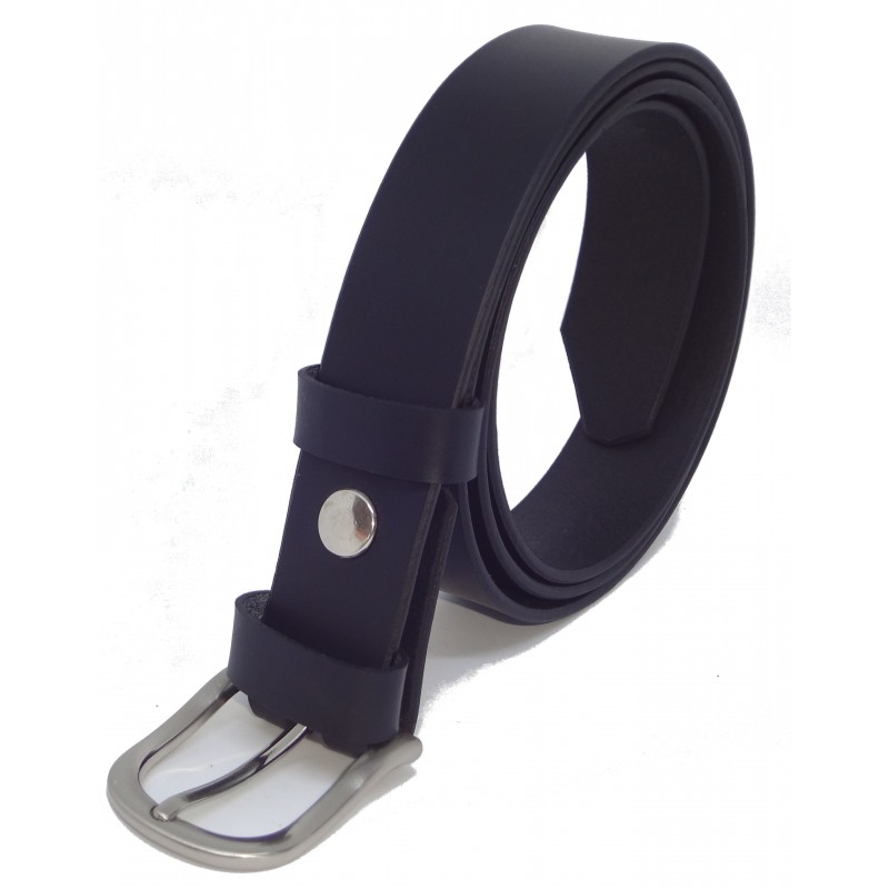 Ceinture noire classique 3 cm boucle 5