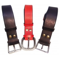 Ceinture en cuir solide de grande taille made in France